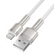 Baseus Cafule USB - Lightning kabelis 2.4A 2m - Baltas