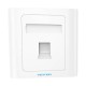 1-Port Keystone Wall Plate 86 Type Vention IFAW0 White