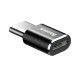 Adapteris Baseus Micro USB į USB-C - Juodas 