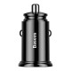 Baseus Circular Car Charger 2xUSB QC3.0 5A 30W - Black