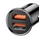 Baseus Circular Car Charger 2xUSB QC3.0 5A 30W - Black