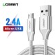 UGREEN micro USB Cable QC 3.0 2.4A 1m - White