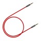 Base Yiven audio cable 3.5mm AUX 1m - Red