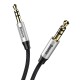 Base Yiven 3.5mm AUX cable 1m - Black / Silver