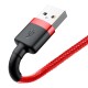 Baseus Cafule USB Lightning Cable 2.4A 0.5m - Red