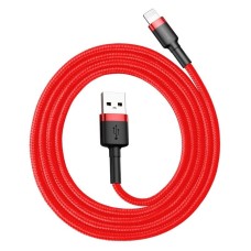 Baseus Cafule USB Lightning Cable 2.4A 0.5m - Red