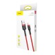 Baseus Cafule USB Lightning Cable 2.4A 0.5m - Red