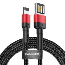 Baseus Cafule Double-sided USB Lightning Cable 2.4A 1m - Black / Red