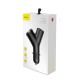 Baseus car charger Y Type 2xUSB 3.4A 40W - Black