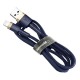 Baseus Cafule Lightning cable 1.5A 2m - Gold / Dark blue