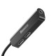 Baseus L52 audio adapter Lightning to 3.5mm and 2x Lightning - Black