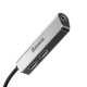 Baseus L52 audio adapter Lightning to 3.5mm and 2x Lightning - Silver