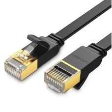 UGREEN NW106 Ethernet RJ45 Flat network cable Cat.7 STP 3m - Black