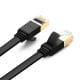 UGREEN NW106 Ethernet RJ45 Flat network cable Cat.7 STP 3m - Black