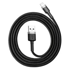 Baseus Cafule USB Lightning Cable 2.4A 0.5m - Grey / Black