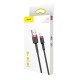 Baseus Cafule Cable USB Lightning 2A 3m - Black / Red