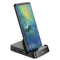 Baseus Mate USB Type-C Hub Desktop Docking Station Stand for Mobile Phone