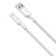 Baseus Simple Wisdom Data Cable Kit USB to Type-C 5A 2PCS 1.5m - White