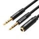 Vention AUX 2x 3.5mm cable 0.3m - Black