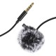 Puluz Jack Lavalier Wired Condenser Recording Microphone 1.5m jack 3.5mm PU424 