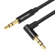 3.5mm Male to 90° Male Audio Cable 1m Vention BAKBF-T Black