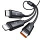 3in1 USB to USB-C / Lightning / Micro USB Cable, Mcdodo CA-5790, 3.5A, 1.2m (black)