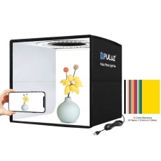 Fotografavimo kubas Puluz PU5025B LED 25cm