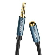 Cable extension audio AUX jack 3.5mm UGREEN AV118, 1m - Gray/Black