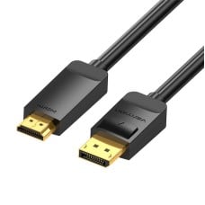 Vention 4K 30Hz DisplayPort 1.2 - HDMI 1.4 kabelis 2m - Juodas