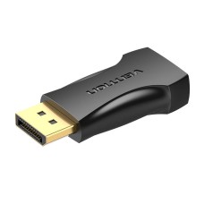 Adapteris HDMI ventiliacijos lizdas HDMI prie vyriško ekrano prievado, 4K@30Hz, (juodas)