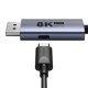 Adapteris USB-C – DP Baseus 8K 1.5m (juodas)