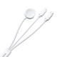 Apple Watch Magnetic Charger Joyroom S-IW008 Lightning + USB-C 5V 1.2m (White)