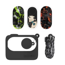 Protective Case Sunnylife for Insta360 GO 3 Black with stickers