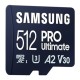 Memory card Samsung 512 GB microSDXC PRO Ultimate 200 MB/s (MB-MY512SB/WW)