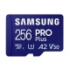 Atminties kortelė Samsung PRO Plus micro SDXC 256 GB U3 A2 V30 (MB-MD256SB/WW)