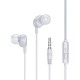 Earphones Remax, 3.5mm jack (white)