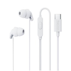 Ausinės Remax RM-518a, USB-C, 1.2 m (baltos)