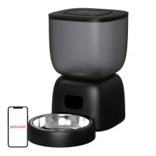 Automatic pet feeder Petwant F14 WIFI Black