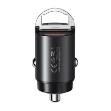 Automobilinis įkroviklis 2x USB-C Remax RCC332, 30W (juodas)