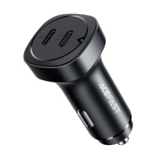 Car Charger Acefast B2, 72W, 2x USB-C (black)