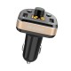 Car charger Dudao R2Pro, 3-in-1, 2x USB, transmitter FM Bluetooth (black)