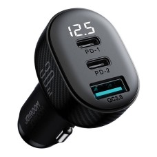 Joyroom Car Charger 2A1C 30W Digital Display