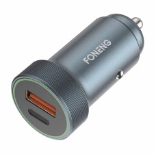 Car charger kit single USB Foneng C16 (metal)