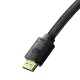 Baseus aukštos raiškos HDMI 2.1 kabelis 8K 60Hz 3D HDR 48Gbps 1m - Juodas