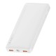 Baseus Bipow Powerbank, 10 000 mAh, 20 W (balta)