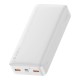 Baseus Bipow Powerbank, 20 000 mAh, 20 W (balta)