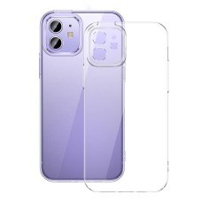 Baseus Crystal Transparent Case and Tempered Glass set for iPhone 12