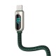 Baseus Display cable USB - USB-C 66W 1m - Green