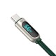 Baseus Display cable USB - USB-C 66W 1m - Green