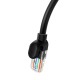 Baseus Ethernet CAT5, 5 m tinklo kabelis (juodas)